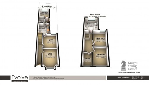 Floorplan for Staines Road, Feltham